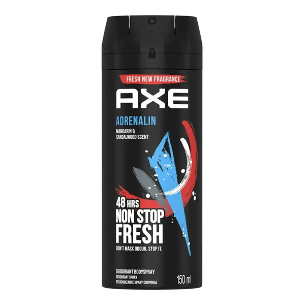 Axe Adrenaline Deodorant Spray - Fresh 48 Hours - 150 ml