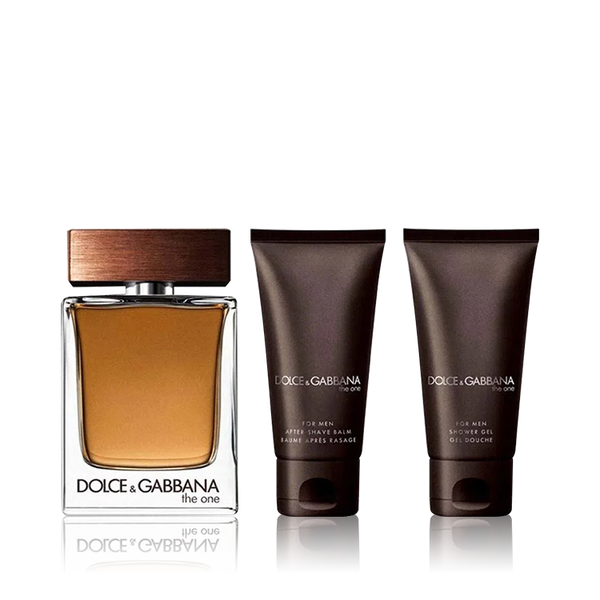 دولتشي آند غابانا مجموعة ذا وان أو دو تواليت 100 مل + جل استحمام 50 مل + كريم بعد الحلاقة 50 مل