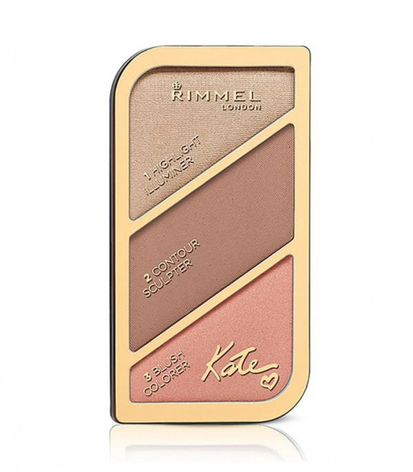 علبة مكياج كيت لنحت الوجه من ريميل لندن مرجاني لامع 002