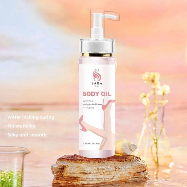 ساره بيوتي زيت الجلوتاثيون وحمض الكوجيك للجسم والمناطق الحساسه