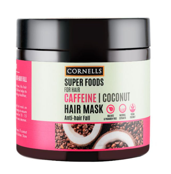 Cornell's | Superfoods Hair Mask with Caffeine Extract and Coconut Oil 475 ml